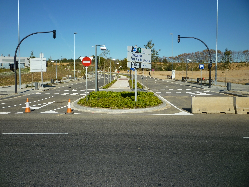Avinguda de la CIència, a la part central del Parc Foto: Moisès Jordi